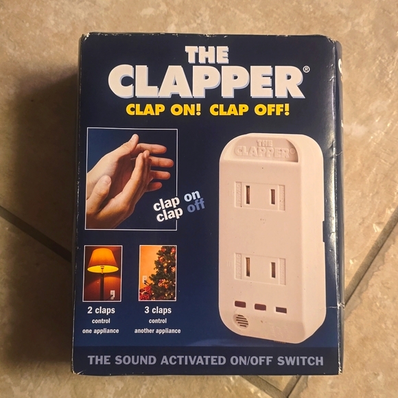 Turn on/ off the holiday magic with The Clapper sound activated device 👏👏 - Picture 2 of 3